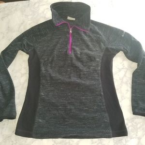 COLUMBIA Grey Fleece Pull Over